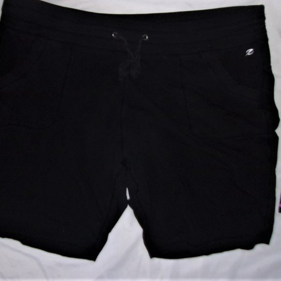 Energy Zone Shorts Size 3x Active Wear Work Out Shorts Womens Black